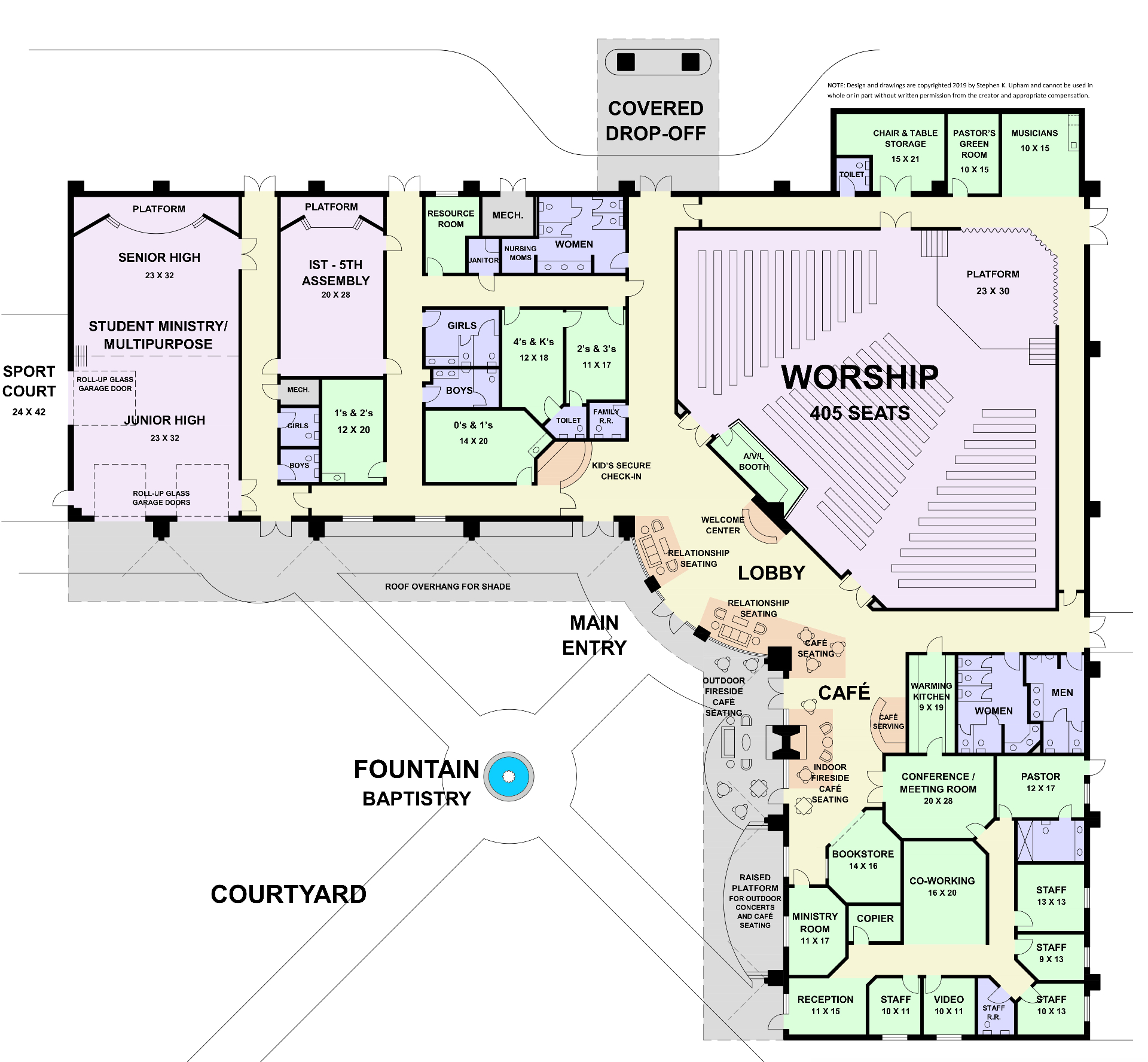 Catalyst Church floor plan