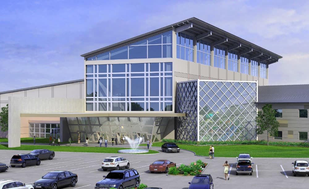 Signature series church exterior rendering